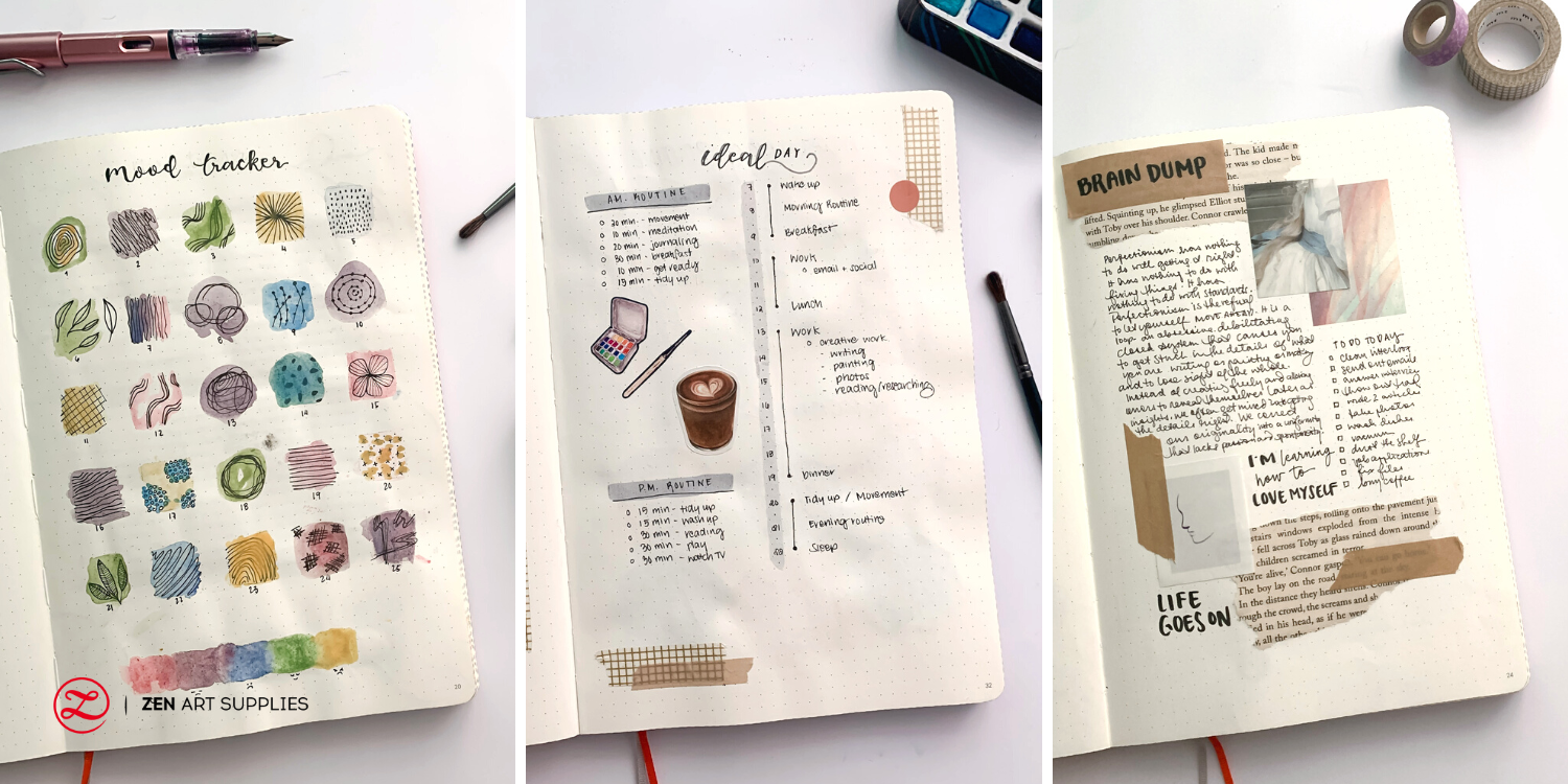 Amazing Dotted Journal Ideas You Need to Try – ZenARTSupplies 
