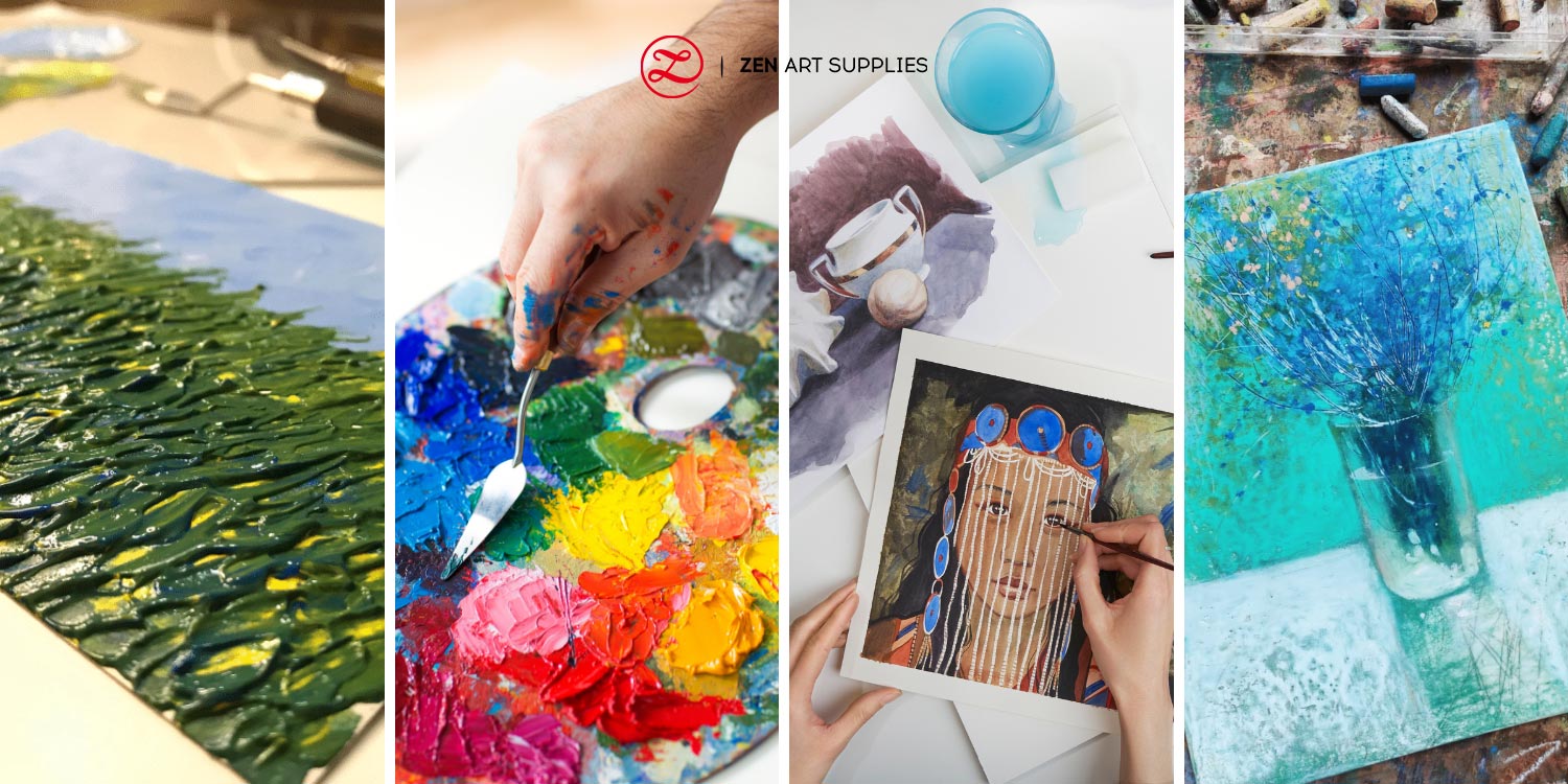 7 Types of Paint for Art – ZenARTSupplies | Inspiring the Artist in