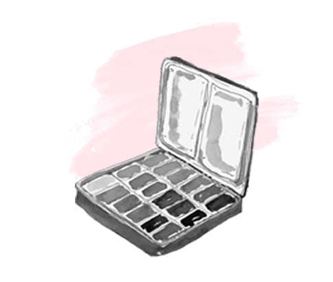 Watercolor Supplies - ZenART Watercolor Painting Supplies - Palettes ...
