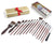 Brush Set for Acrylic and Watercolor 17-pc