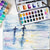 Travel Watercolor Paint Set 24 Cool Colors