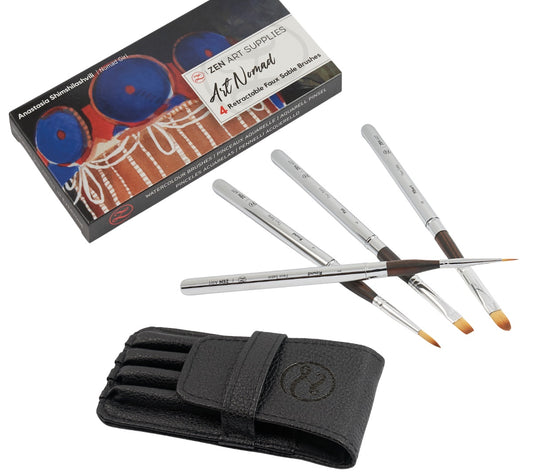 Retractable Brush Set 4-pc