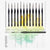 12-pc Synthetic Fine Detail Paint Brush Set