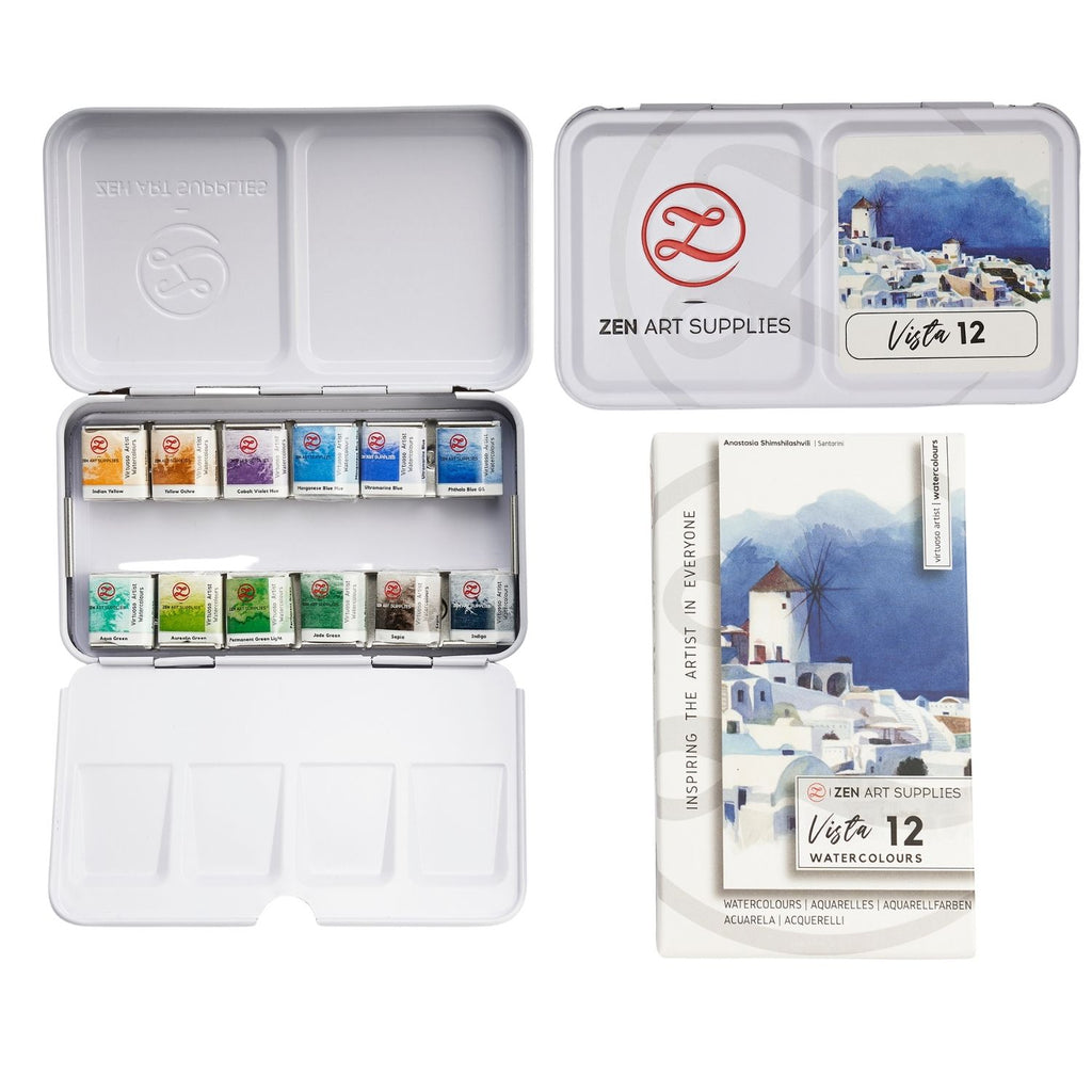 Travel Watercolor Paint Set for Sketching