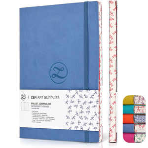 Lavender Blue B5 (7x10") 120gsm Dot Journal