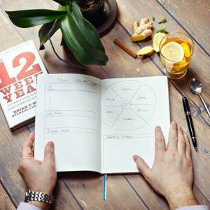 Vermillion Orange B5 (7x10") 120gsm Dot Journal